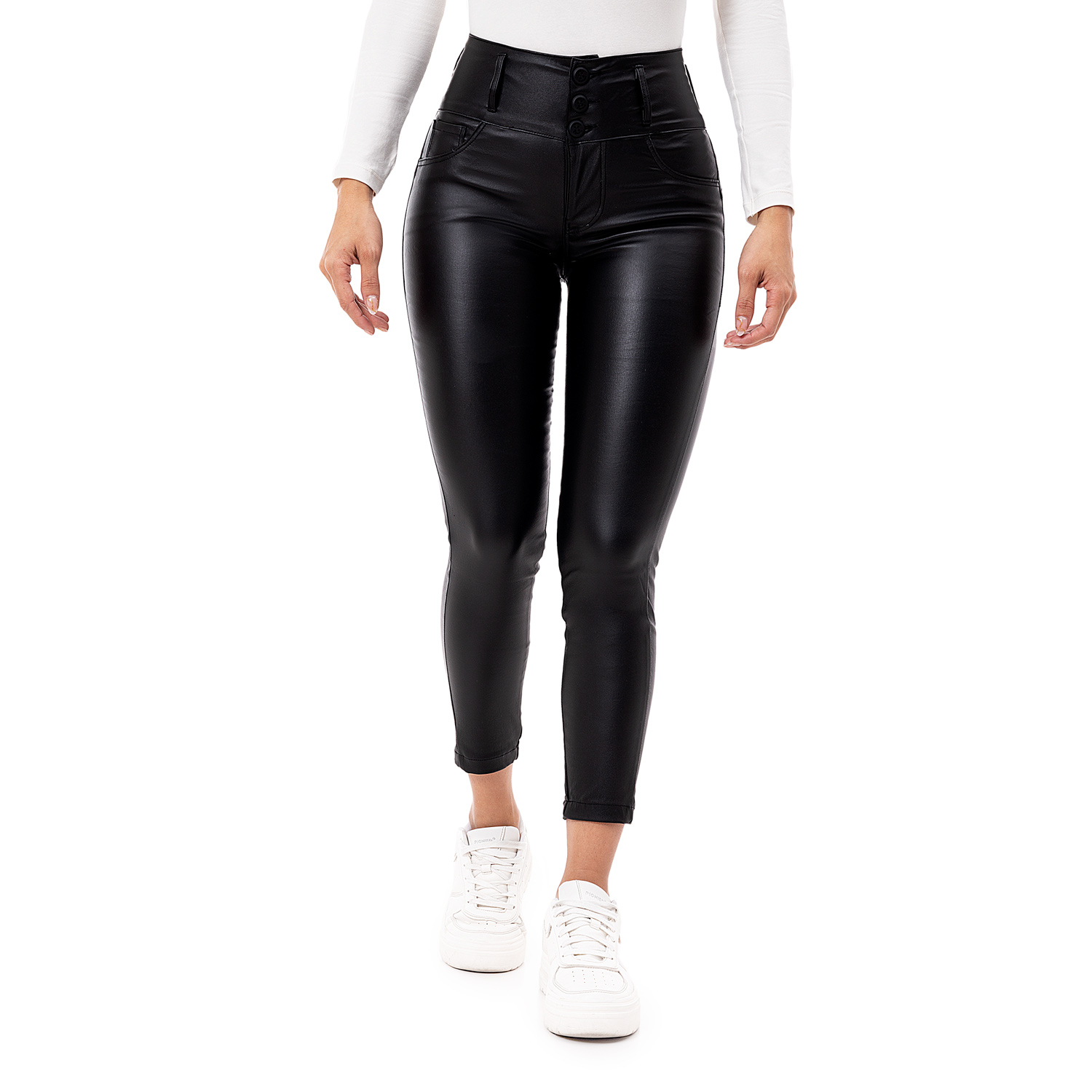 Pantalon Latex Cnt Ptl Sinteti Negro Pionier