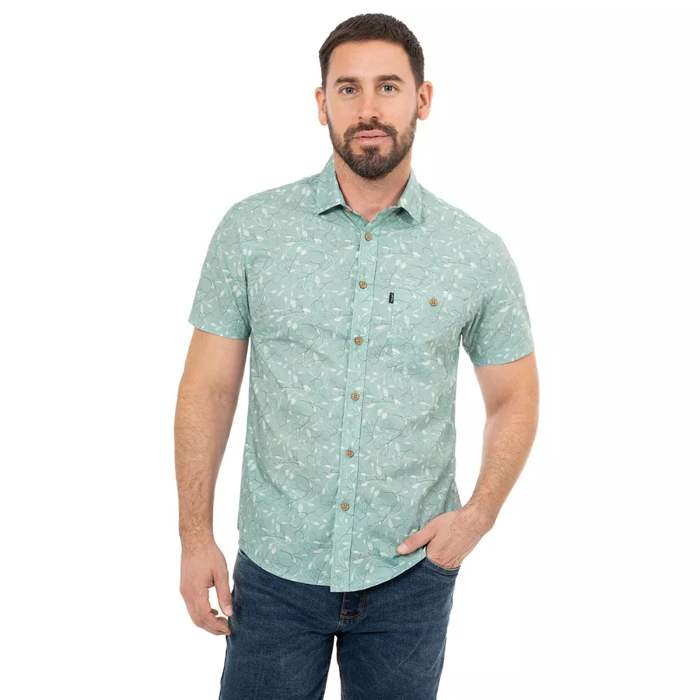 Camisa verde jade hombre sale