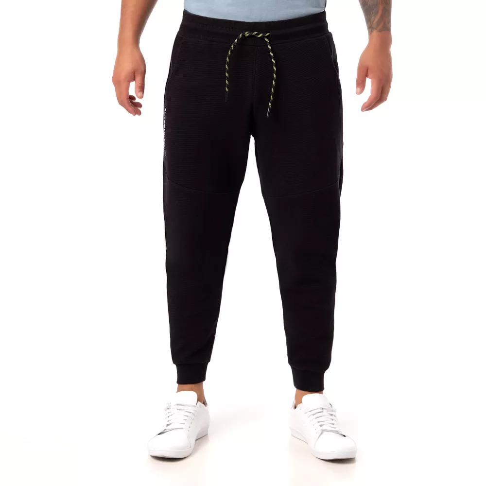 pantalón sport tipo jogger negro